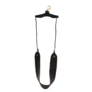Durable Leather Saxophone Neck Shoulder Strap Sax Belt with Hook Stage Accessory