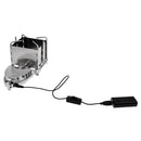 Aluminum Alloy Folding Portable Wood Burning Stove Furnace USB Fan Outdoor Cooking Camping Cookware Backpacking Survival Tool