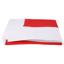 Bright Red Felt Tablecloth Table Cover Christmas Home Ornament 70 x 52 in