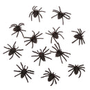 Pack 12PCS PVC Simulated Spider Figure Fake Insect Model Childrens Toy-TypeA