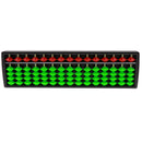 Kids Preschool 15 Rods Red & Green Beads Abacus Arithmetic Number Counting Tool Maths Learning Aid Toy