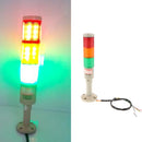 DC 24V 6W LED Signal Tower Alarm Lamp Red Green Yellow Indicator Light, Widely used in Industrial Construction Residential area, Work Zone Traffic and so on