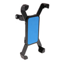 Bike Mount, Universal Adjustable Bicycle Cell Phone Holder Cradle Stand for Motorcycle Rack Handlebar Smartphone GPS Navigation 360 Degree Rotation Blue