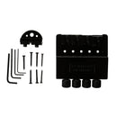 Black 4 String Electric Bass Tailpiece Bridge System for Headless Bass Parts Accessories