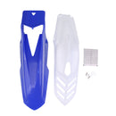 Blue ? White Motorcycle Dirt Bike Universal Front Fender Mudguard