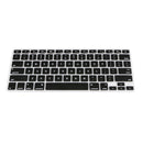 Ultra Thin Durable Keyboard Cover Silicone Skin for for Macbook Air Retina Black