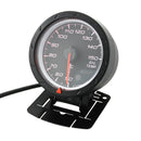 Replacement Car DIA 2.39'' 60mm Red LED Oil Temperature Point Gauge Meter