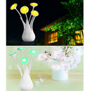 USB Vase Design Desk Lamp Light Bonsai LED Table Desk Lamp Light - Yellow
