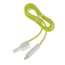 2 in 1 USB Data Charging Charger Cable OTG Cord for Android Phones iPhone Green