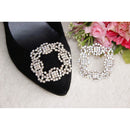 Stylish Removable Shoe Clips Crystal Shoe Buckle for Wedding Shoe Decoration