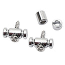 2Pc Guitar Roller String Guide Tree Retainer Guitar Replacements DIY Chrome