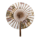 Folding Elegant Silk Bamboo Hand Fan Wedding & Party Decoration Favors Windmill Fan
