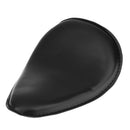 Black Soft Leather Seat with 2 Springs & Solo Bracket for Harley Honda Chopper Bobber