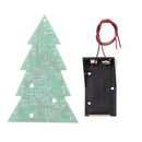 Christmas Tree LED Flash Kit 3D DIY Electronic Learning Kit