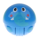 Cute Inertia Nodding Tumbler Animal Doll Wiggle & Crawl Rustling Ball Toy Ring Bell Crawling Early Educational - elephant