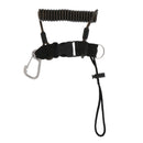 Safety Coil Spring Quick Release Buckle Scuba Diving Dive Lanyard with Metal Snap Clip Hook for Camera Equipment