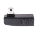 Left 90d Angled Micro USB B Male to USB a Female Host OTG Adapters for Phone