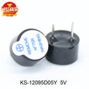 5V Active Alarm Buzzer Super Loud Beeper Tracker 2 Terminals Electronic Continuous Sound Buzzer 50pcs 12X9.5mm for FPV Racing Drone RC