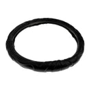 Microfiber Leather Car Steering Wheel Cover with Universal Fit 15'' (38cm)
