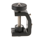 Universal C-Clamp Clip Adjustable Desktop Mount Holder with 1/4'' Screw Adapter For DSLR Video Light Camera