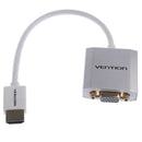 HDMI To VGA Adapter Cable w/Audio Micro USB Ports Male To Female for Monitor
