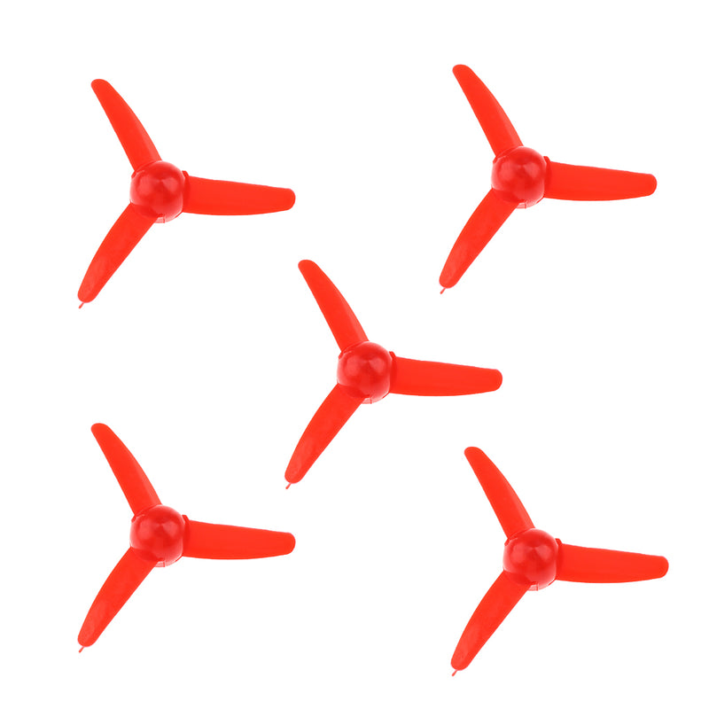5 Pieces 30mm Leaf 2mm Hole 3 Leaf Propeller Triblade Props for 1801 RC Model Motors