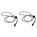 Reflective Locking Shoelaces Running Cycling Shoestring - Black