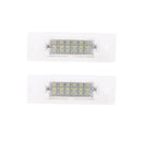 Pair Bright 24-LED License Number Plate Light Lamp for VW Touran Golf Passat Jetta Caddy T5