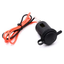Waterproof Cap 12V Cigarette Lighter Socket Power Plug Wiring Kit for Car Motorbike Boat