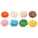 Hessian Jute Burlap Rose Flowers for Christmas Wedding Party Decoration Hair Accessories Scrapbooking