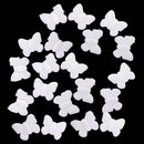 20 Pieces Butterfly Shaped Styrofoam Foam Ornaments for DIY Modelling Craft 60mm