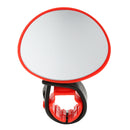 Universal Mountain Road Bike Bicycle Cycling Mirror 360 Degree Rotate Handlebar Rearview Mirror - Red