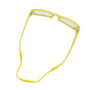 Elastic Eyeglasses Strap Silicone Eyeglass Holder Rope 3Pieces Blue Black Yellow for Adult Child Sport Eyeglasses Ornament