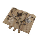 Creative Handmade Wooden Board Flower Vase For Home Living Room Bedroom Kitchen Garden Decor