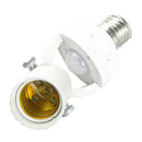 AC 110V-240V Infrared PIR Motion Sensor LED E27 Lamp Bulb Holder Switch Useful, for Indoor Aisle Garage