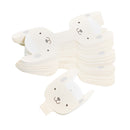 50 Pieces Cartoon Dog Charm Paper Hair Clip Hanging Card Jewelry Display Findings