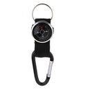 Outdoor Climbing D-Ring Carabiner Spring Snap Clip Hook Compass Key Ring