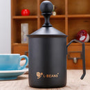 600ml Stainless Steel Milk Frother Double Mesh Milk Foamer DIY Fancy Coffee Creamer for Cappuccino Latte