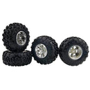 4 Pieces Monster Truck Climbing Bigfoot Car Rubber Tyre Tires for Kyosho HSP 1:10 Car
