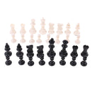 32 Pieces Medieval Chess Pieces International Chess Game Entertainment Black&White