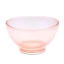 280ml Transparent Oral Nonstick Flexible Rubber Impression Mixing Alginate Bowl Red