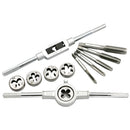 12Piece Metric Tap Wrench and Die Set M3-M12 Nut Bolt Alloy Metal Hand Tools