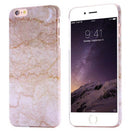 Beige Marble Grain Hard Back Case Cover Shell For iPhone 6 Plus / 6s Plus