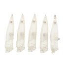 5pcs Unpainted Popper Fishing Lures Blank Crankbaits DIY Fishing Body 9cm