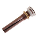 Home Kitchen Tools Easy Assembly Cleaning Brass Faucet Pop Up Vessel Basin Sink Drain Stopper Gold Flap With Hole