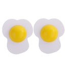 Fun Kitchen Food Pretend Role Play Wooden Magnetic Omelette Egg Yolk Children Toy Developmental