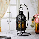 LANTERN HOLLOW METAL HANGING HOUSE GARDEN TEA LIGHT CANDLE HOLDER WEDDING