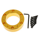 Gold Steering Wheel Spacer 1" Hub Wheel Extension Adapter for Racing Motors