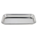 Thickened Stainless Steel Medical Dental Surgical Instrument Disinfection Tray, Durable