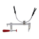 Adjustable Stainless Steel Bend Clamp On Pier Rod Holder